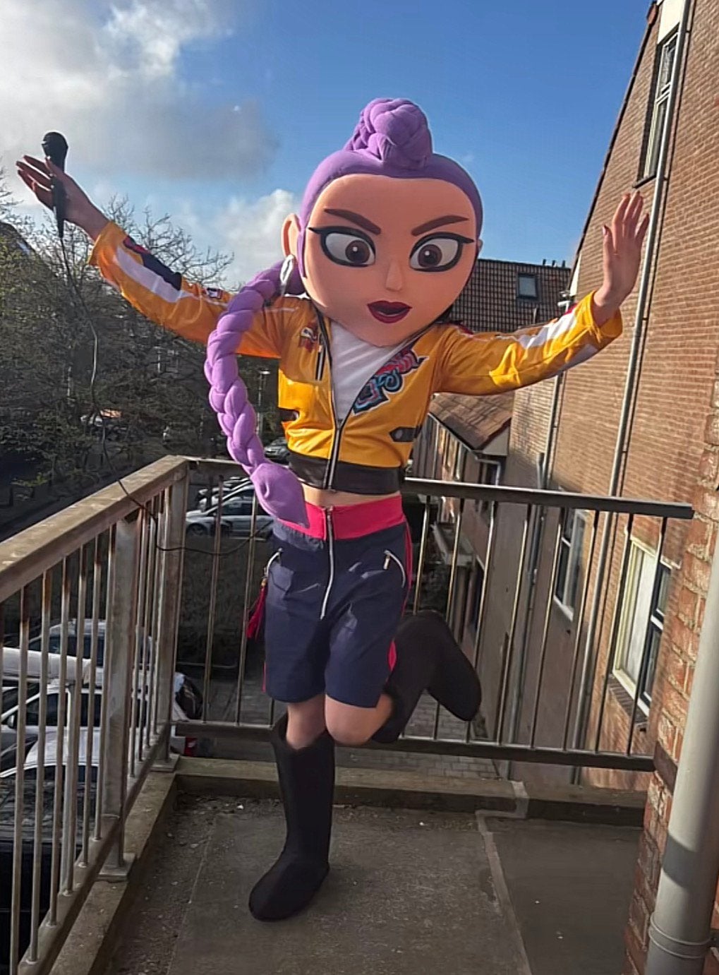 Rumi mascotte pak te huur & koop!, Ophalen, Zo goed als nieuw, Verjaardag