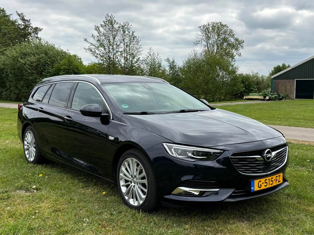 Opel Insignia 1.5 T Innovation | Aut | 2019 | Matrix-LED, Auto's, 730 kg, 4 cilinders, Blauw, Leder en Stof