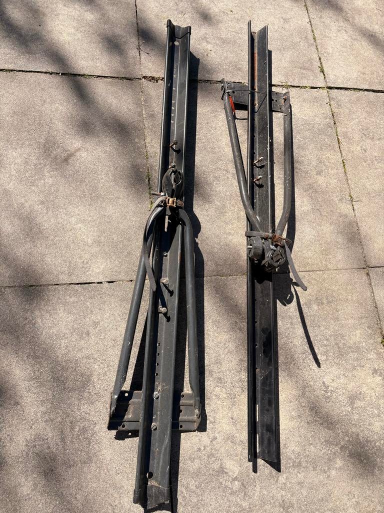 Fietsendrager voor op dissel van caravan of camper, Ophalen of Verzenden, 2 fietsen, Gebruikt, Fietsendrager-accessoire