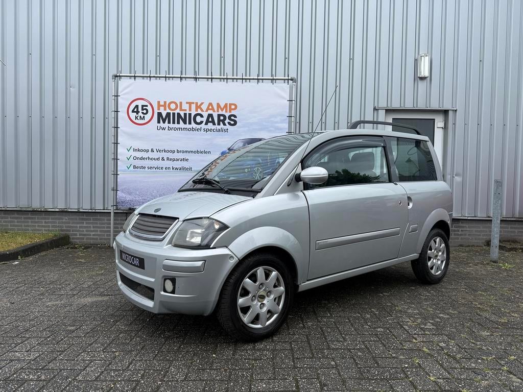 Microcar MC2 Brommobiel 45KM / ZILVER / YANMAR / 2006, Diversen, Ophalen, Holtkampminicars@gmail.com, Microcar, De berken 2e