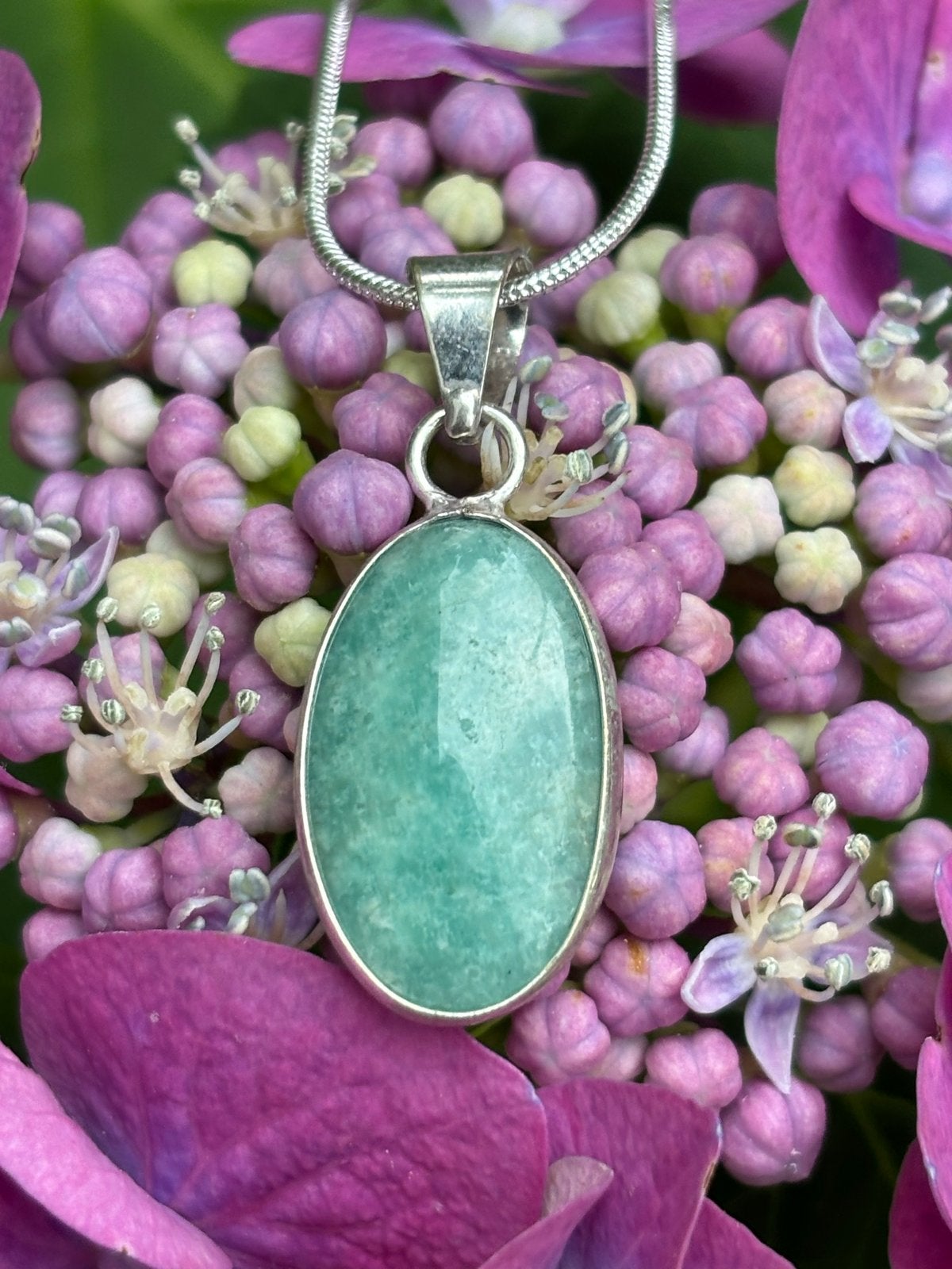 Amazoniet Edelsteen Ketting - Rust en Balans, Vanbeeksaar4@gmail.com, Nieuw, Ophalen of Verzenden, Steen of Mineraal