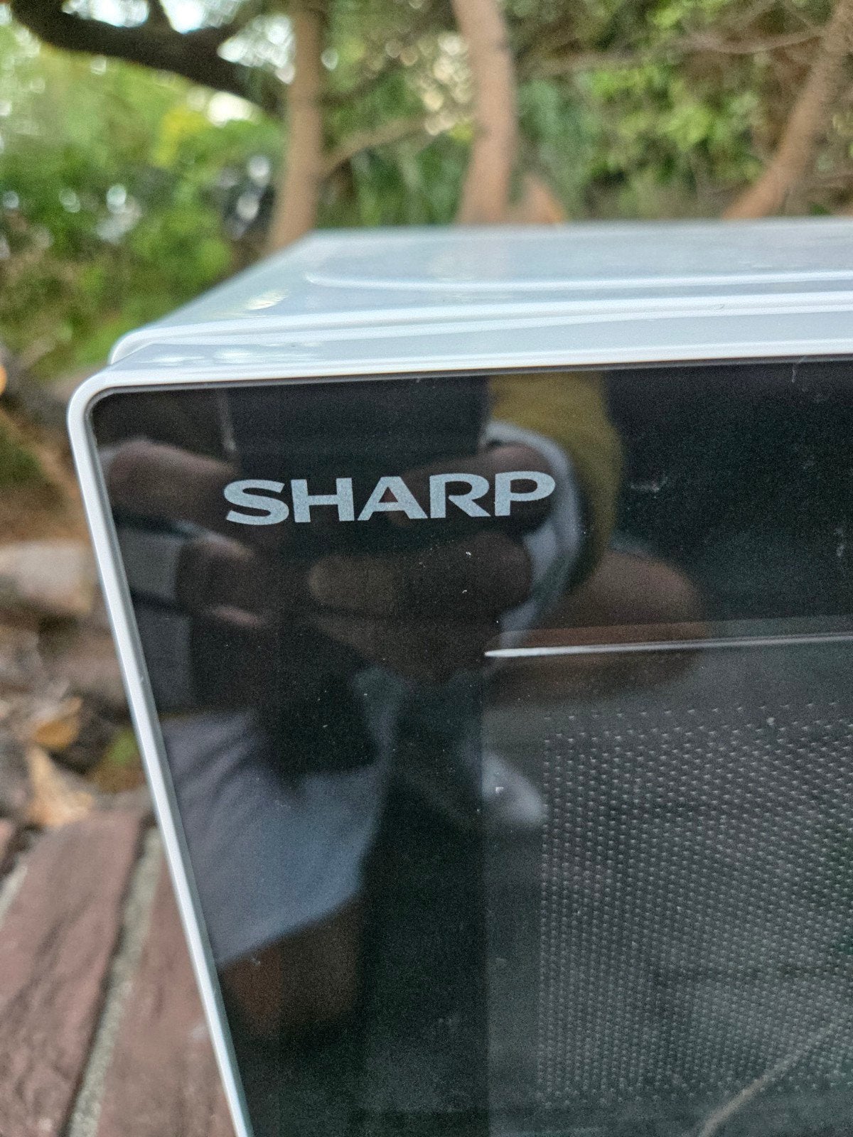 Sharp magnetron - Zo goed als nieuw, Ophalen, Draaiplateau, Magnetron, Zo goed als nieuw