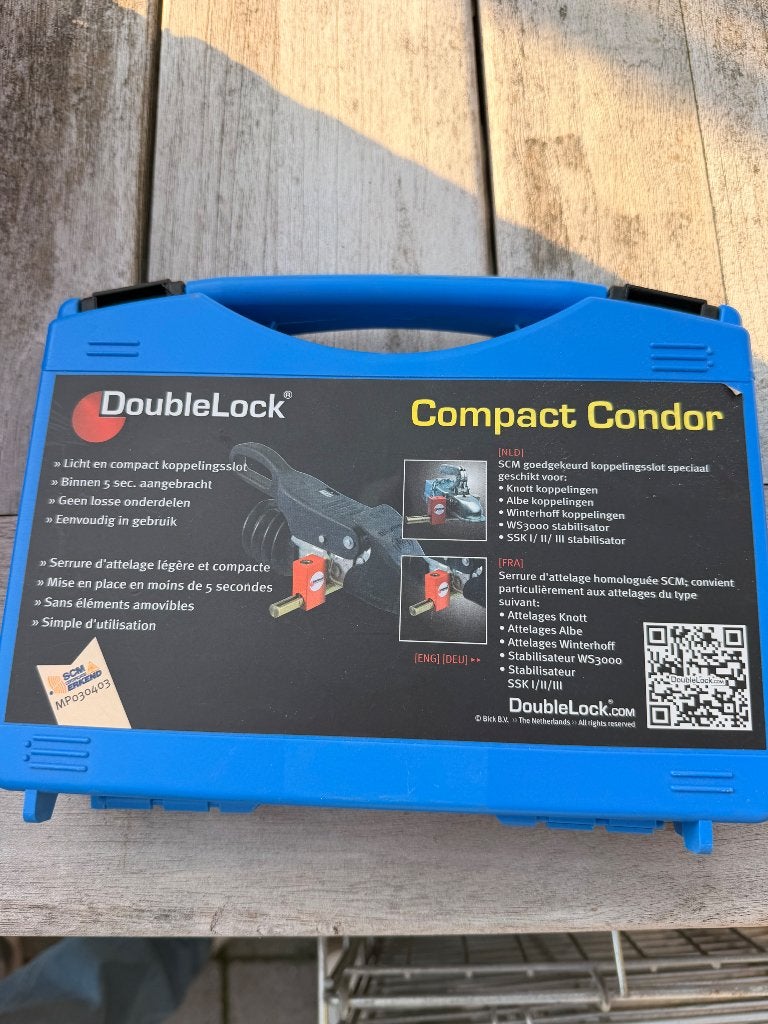 Compact condor double lock, Caravans en Kamperen, Ophalen, Nieuw