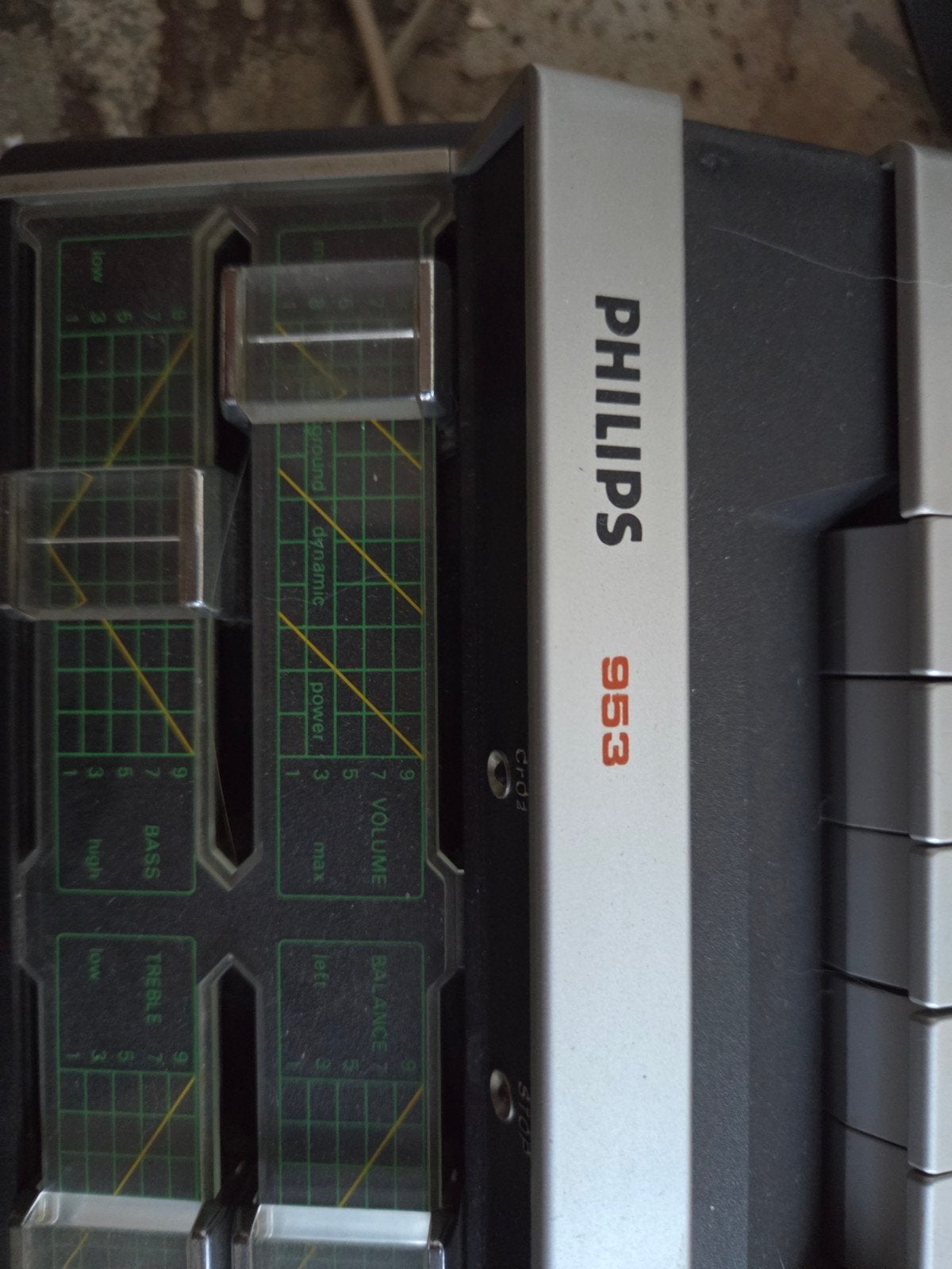 Philips 953 StereoSet met Platenspeler,Cassettedeck en Radio, Audio, Tv en Foto, Ophalen, Gebruikt, Tuner of Radio, Philips