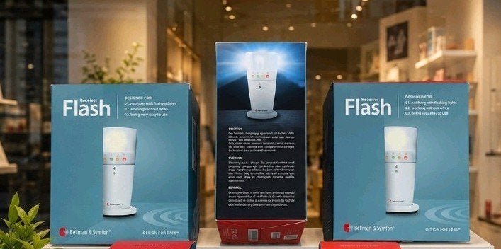 Bellman & Symfon Visit Flitsontvangers voor slecht horenden, Ophalen of Verzenden, Nieuw, Router, Prone