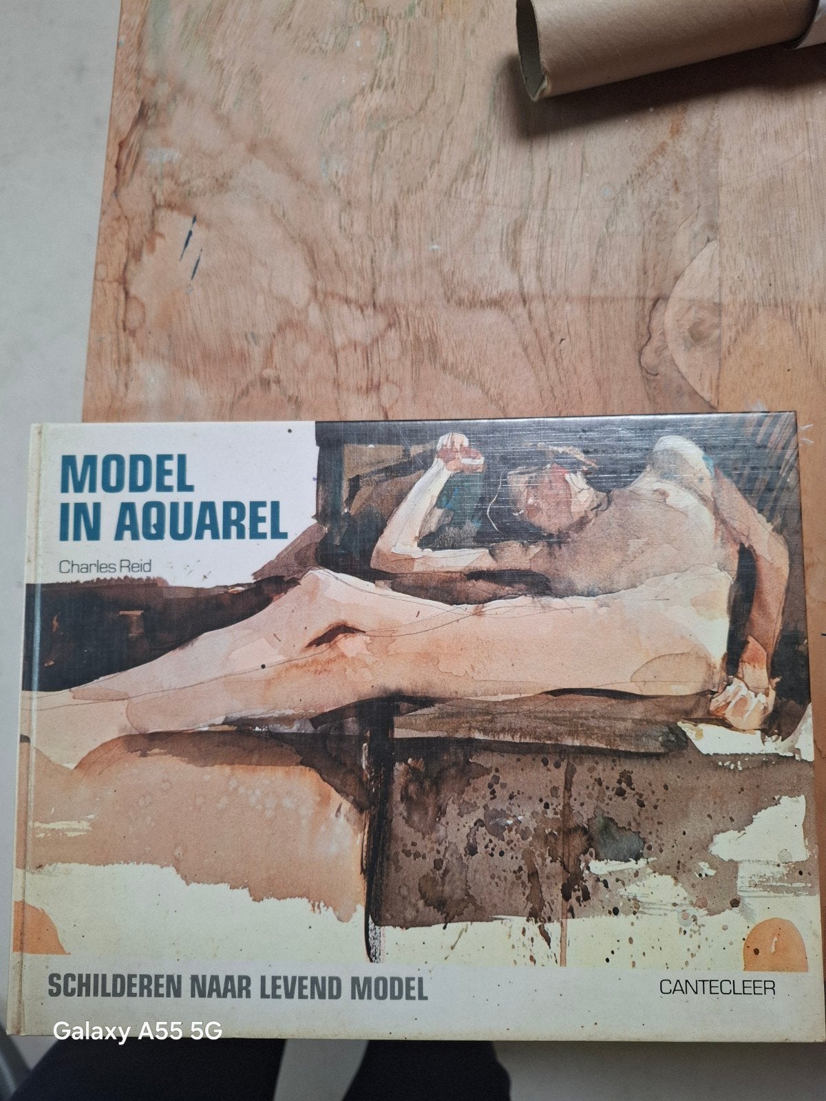 Model in Aquarel door Charles Reid - Schilderboek, Boeken, Ophalen of Verzenden, Gelezen, Schilder- en Tekenkunst, Charles Reid