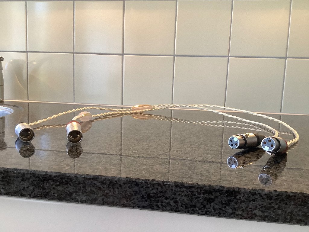 Crystal Cable Dreamline Plus XLR 1 mtr, Audio, Tv en Foto, Ophalen of Verzenden, Zo goed als nieuw, Minder dan 2 meter, Interlink-kabel