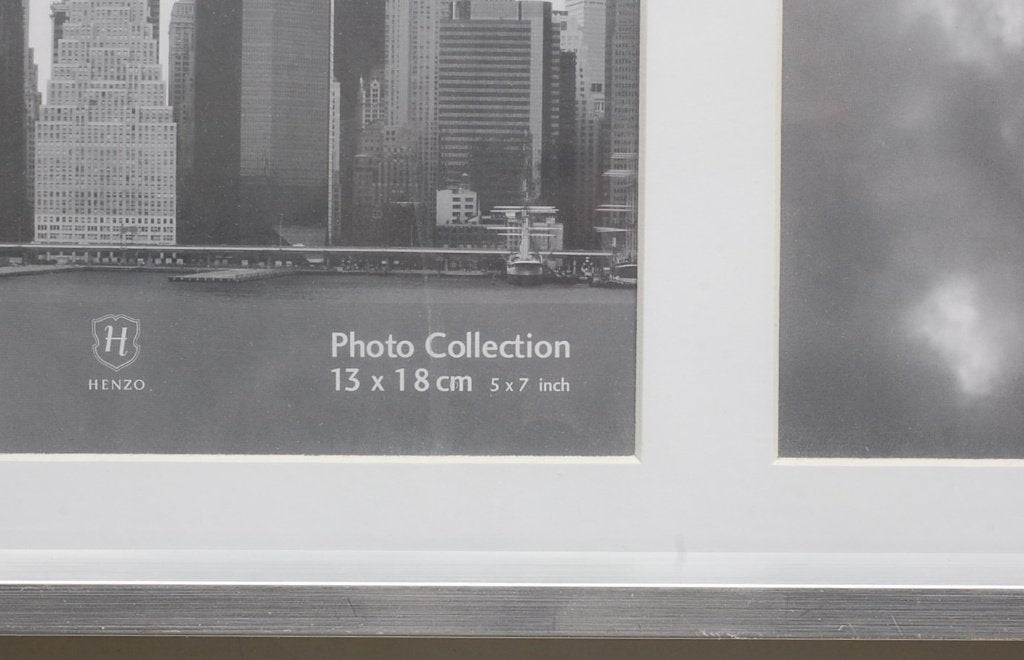 Nieuw: Henzo Metallica Fotolijst voor 3 foto's 13x18 cm, Zilver, Verzenden, Geen, Henzo