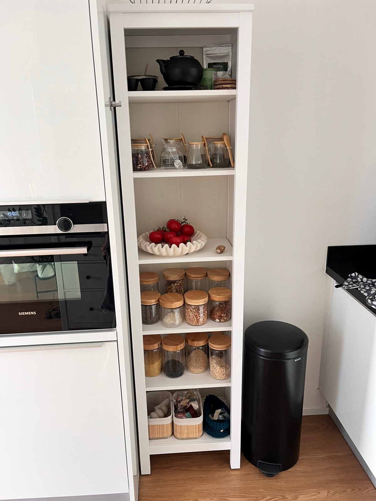 HEMNES bookcase 49x37x197cm white, Ophalen, Minder dan 50 cm, Gebruikt, White