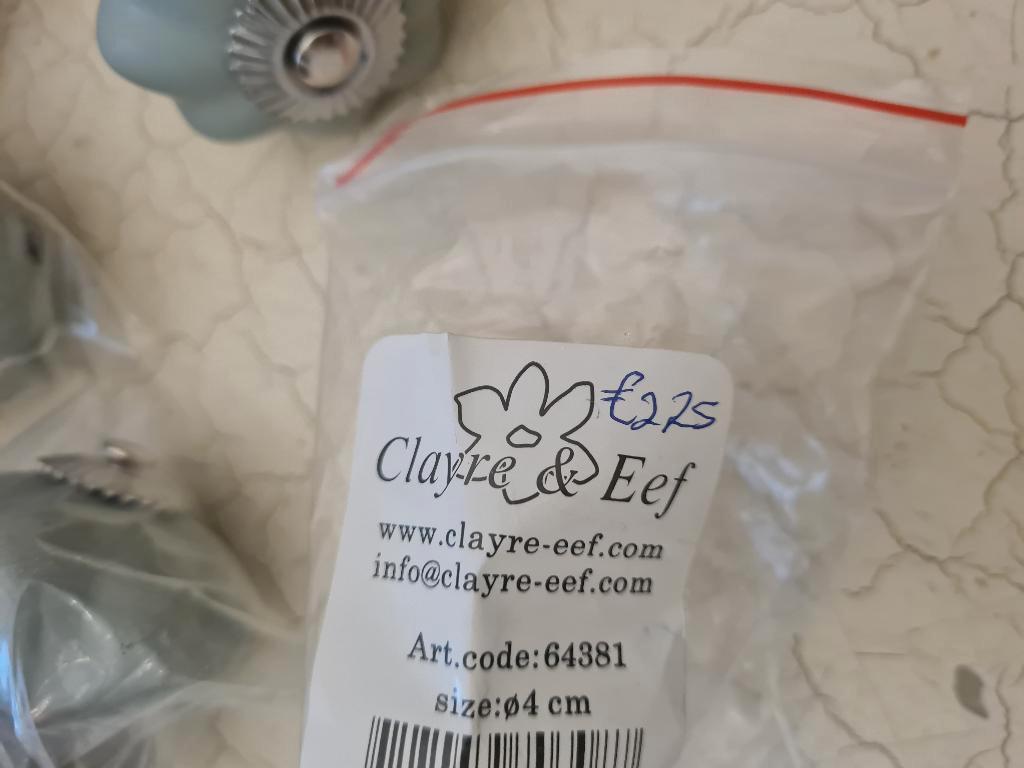 Nieuwe kastknoppen van het merk Clayre & Eef, Belle Vieille Brocante, Nieuw, Ophalen of Verzenden, Jolandamonsieurs@gmail.com