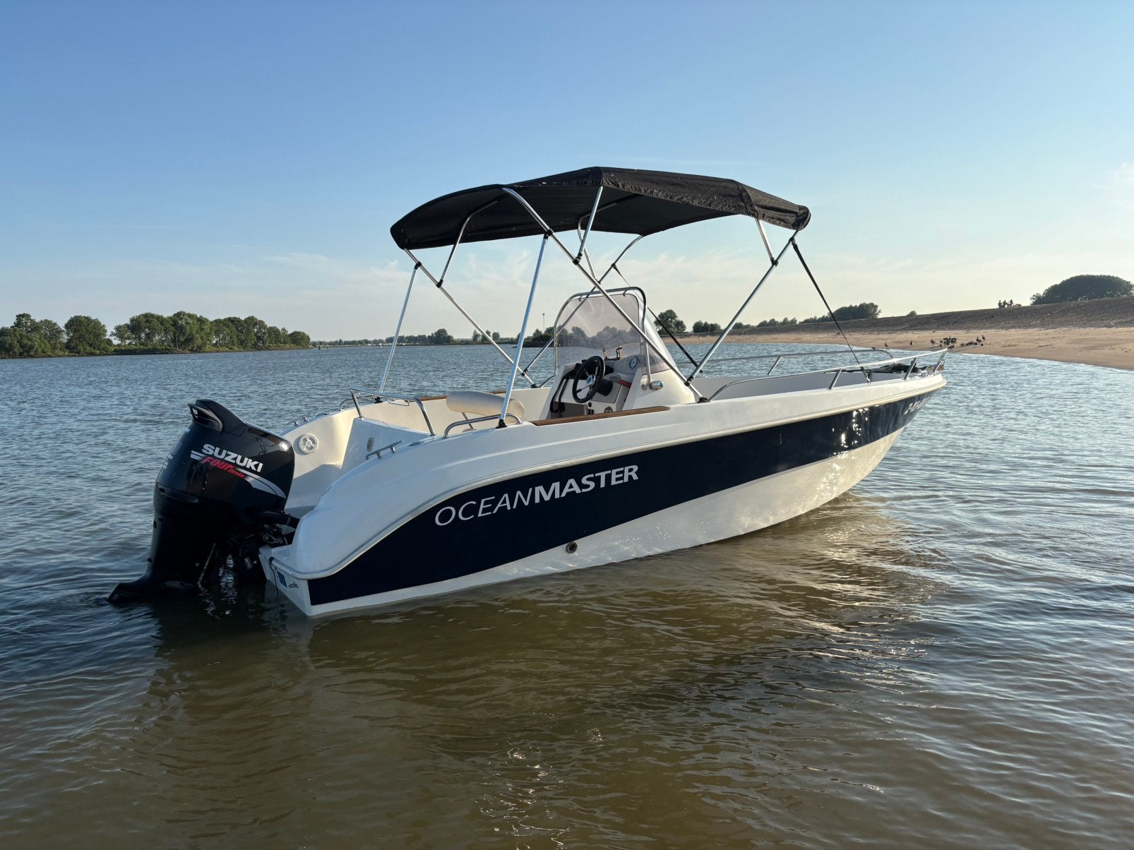 OceanMaster 605 Console boot met Suzuki df 140 pk, 70 pk of meer, Overige merken, Gebruikt, Viertaktmotor