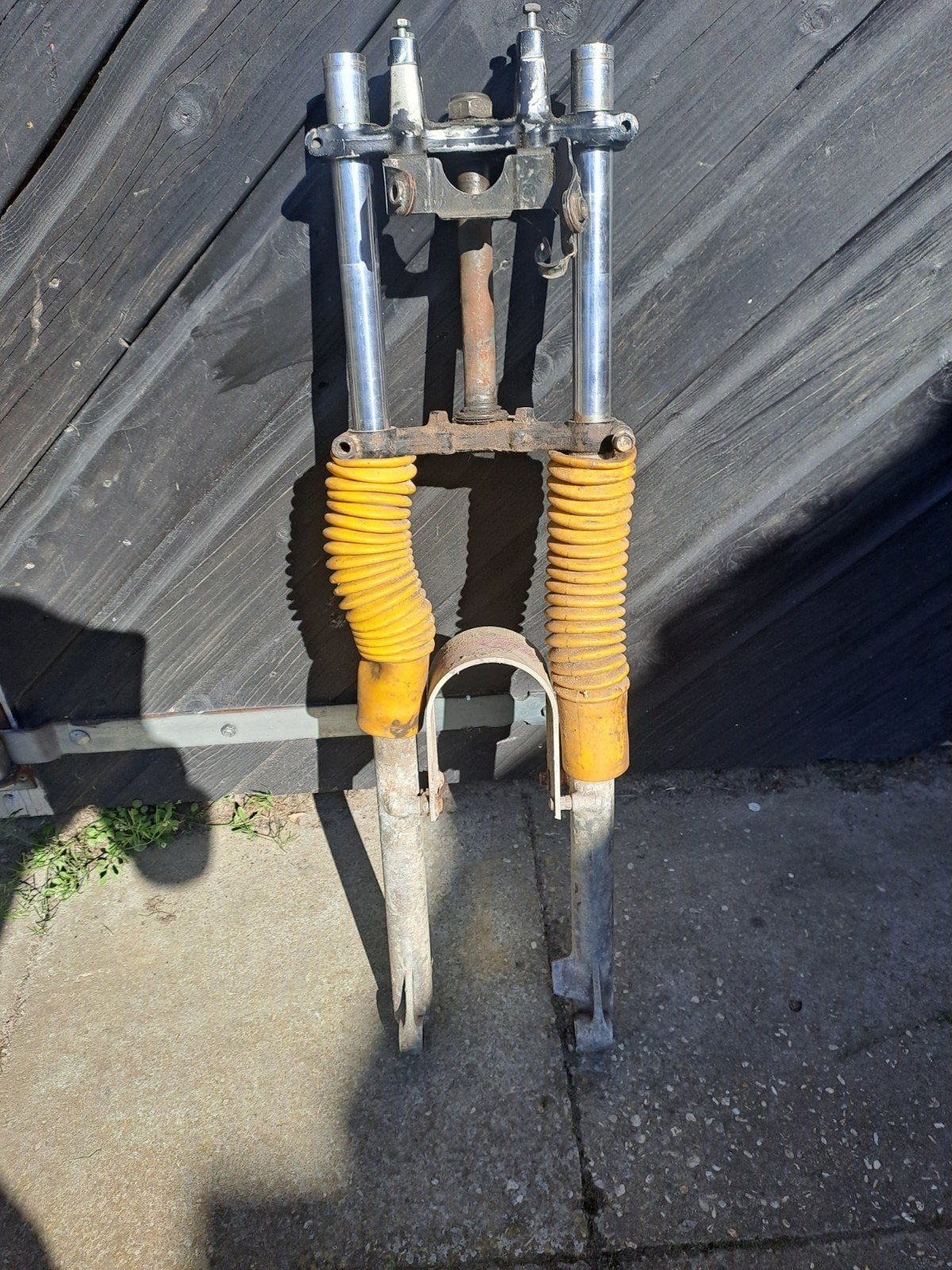 Voorvork Honda mt, Ophalen, Frame