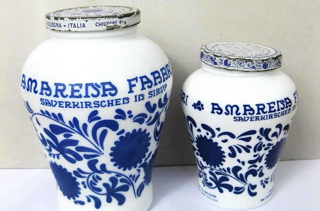 Amarena Fabbri Dekselpotten  Italia 2 Stuks, Ophalen of Verzenden