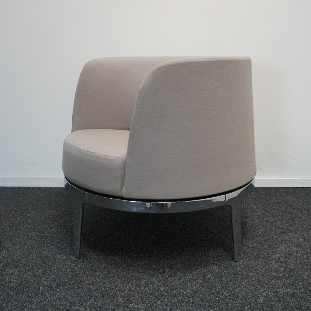 Materia Omni Design Fauteuils | Beige | Draaibaar | Stoelen, Gebruikt, -, -, 75 tot 100 cm