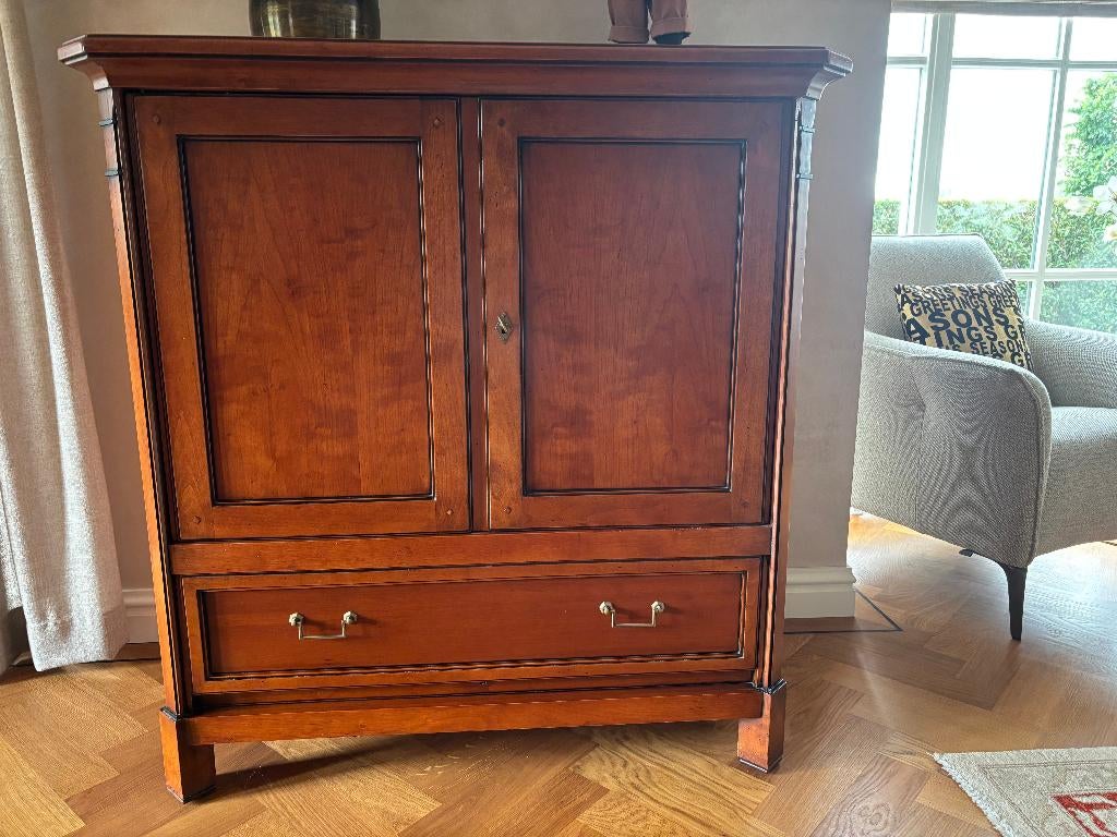 Gave kersenhouten televisiekast, Huis en Inrichting, Ophalen, Gebruikt, 100 tot 150 cm, Kersenhout