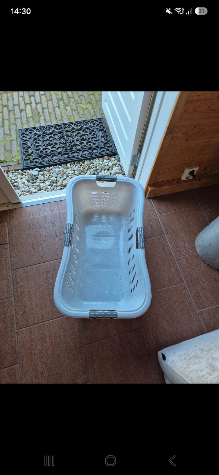 Wasmand met handvatten - Handig en stevig, Ophalen of Verzenden, Gebruikt