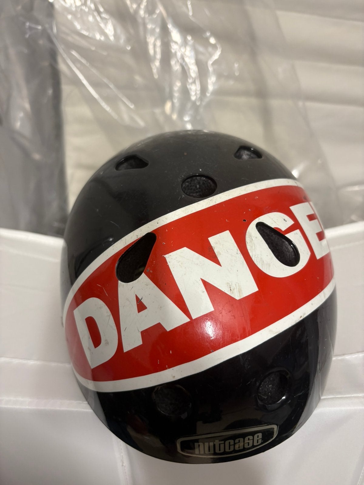 Nutcase kinderhelm danger, Ophalen, Gebruikt, Overige maten, Jongen of Meisje