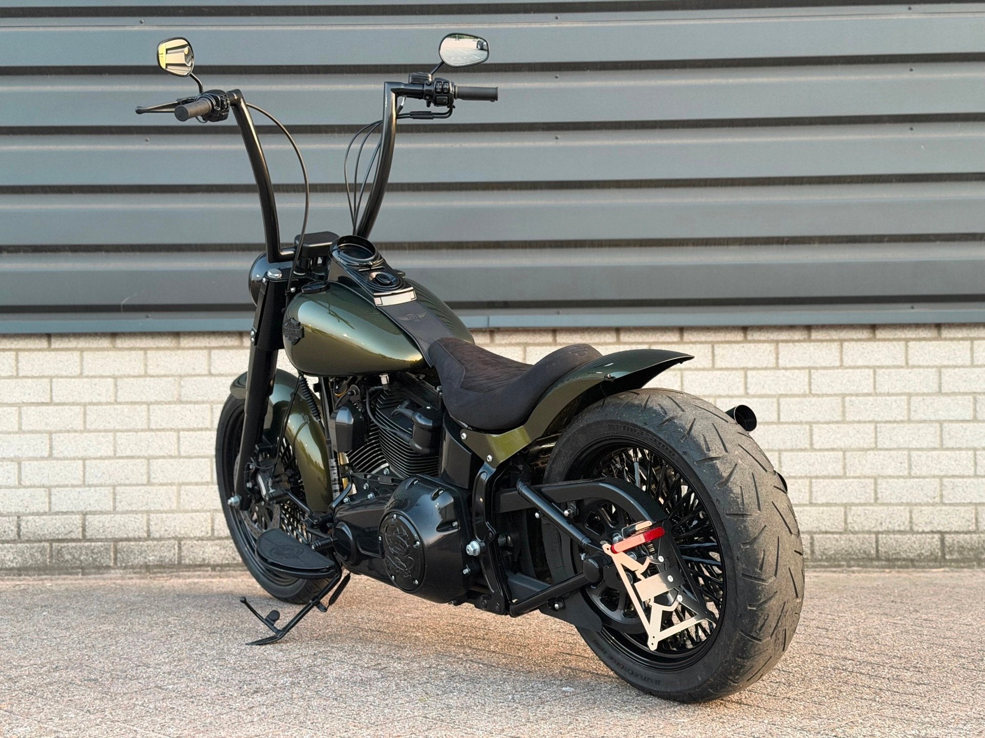 Harley Davidson FLSTF Softail Fat Boy 21” Fat Spokes Dakot, 1688 cc, LED Verlichting, Chopper, Bedrijf
