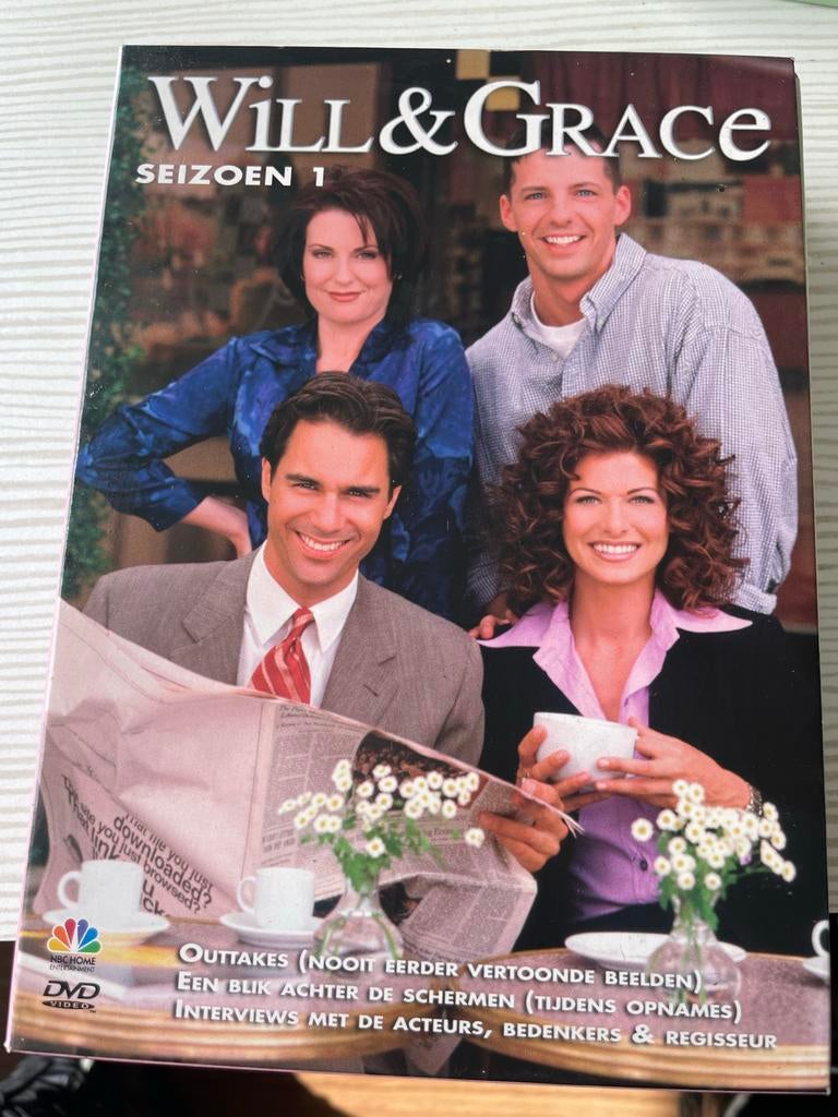 Will & Grace Seizoen 1 DVD Boxset - Komedie, Vanaf 12 jaar, Ophalen of Verzenden, Gebruikt, Romantische komedie