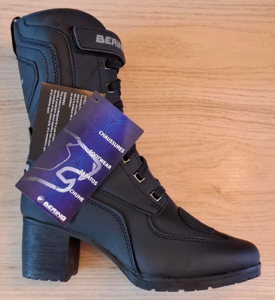 Bering Lady Motorlaars/-boot Leonarda 2 Zwart maat 40 NIEUW, Nieuw met kaartje, Verzenden, Bering, Dames