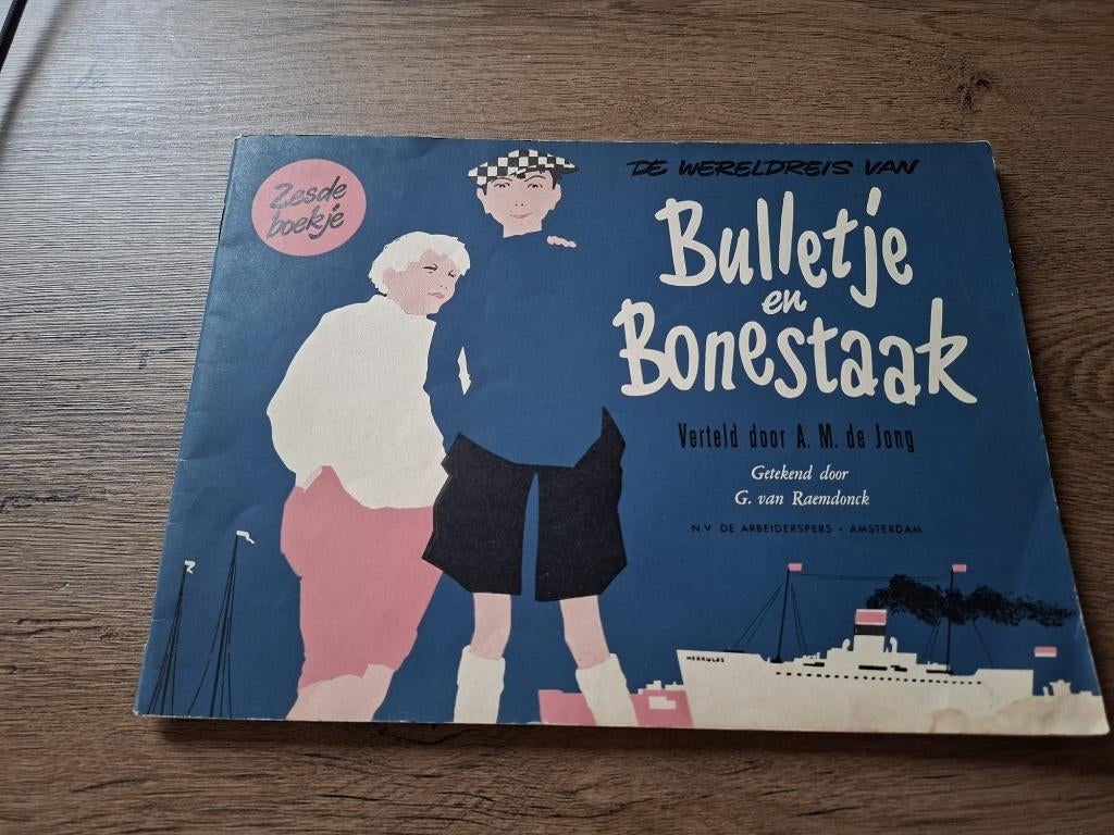 Strip : De Wereldreis van Bulletje en Bonestaak !! 06, Eén stripboek, Ophalen of Verzenden, Gelezen