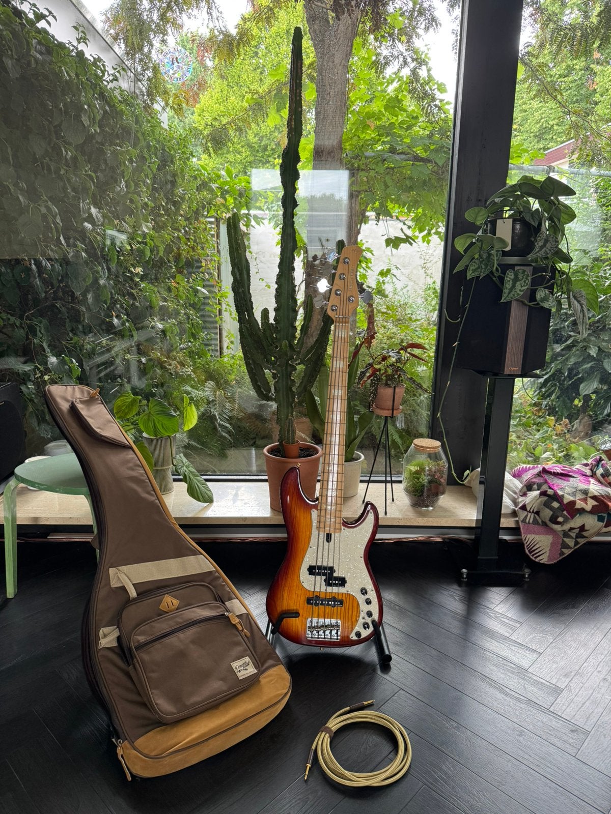 Sire Marcus Miller P7 Bass Guitar – Wine Red Burst, Ophalen of Verzenden, Zo goed als nieuw, Solid body, Fender