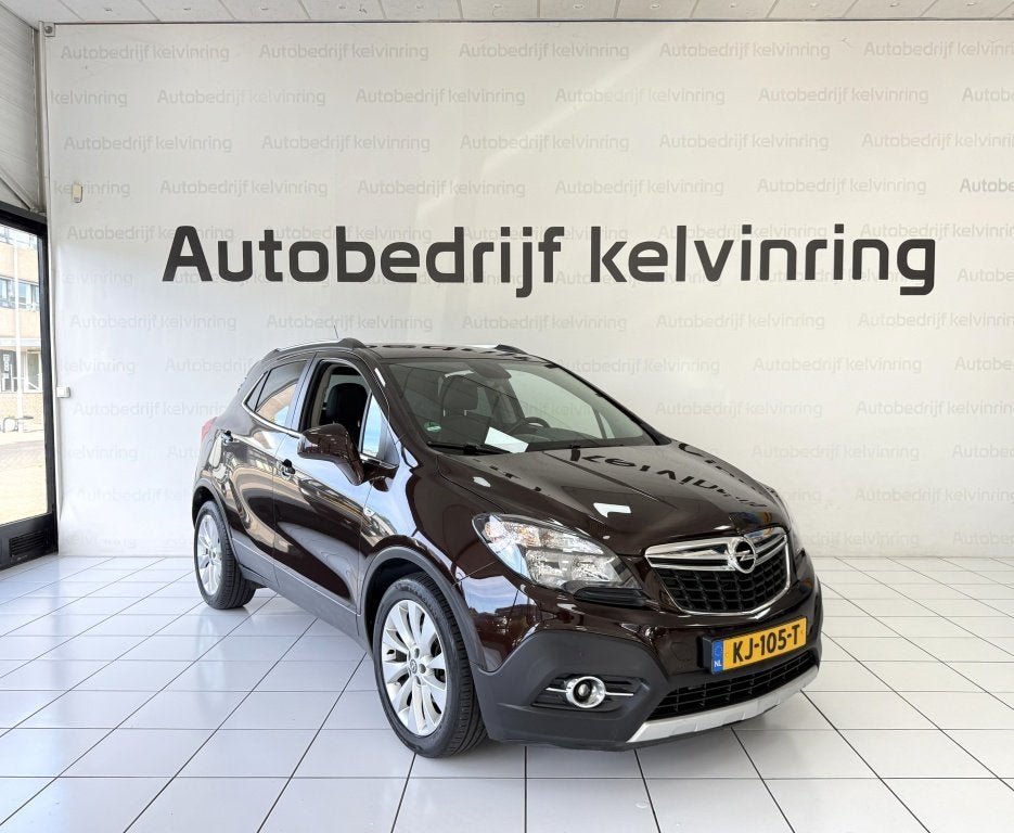 Opel Mokka 1.4 T Cosmo Bovag Garantie NAP (bj 2015), Auto's, Opel, Gebruikt, Euro 6, 4 cilinders, Bruin