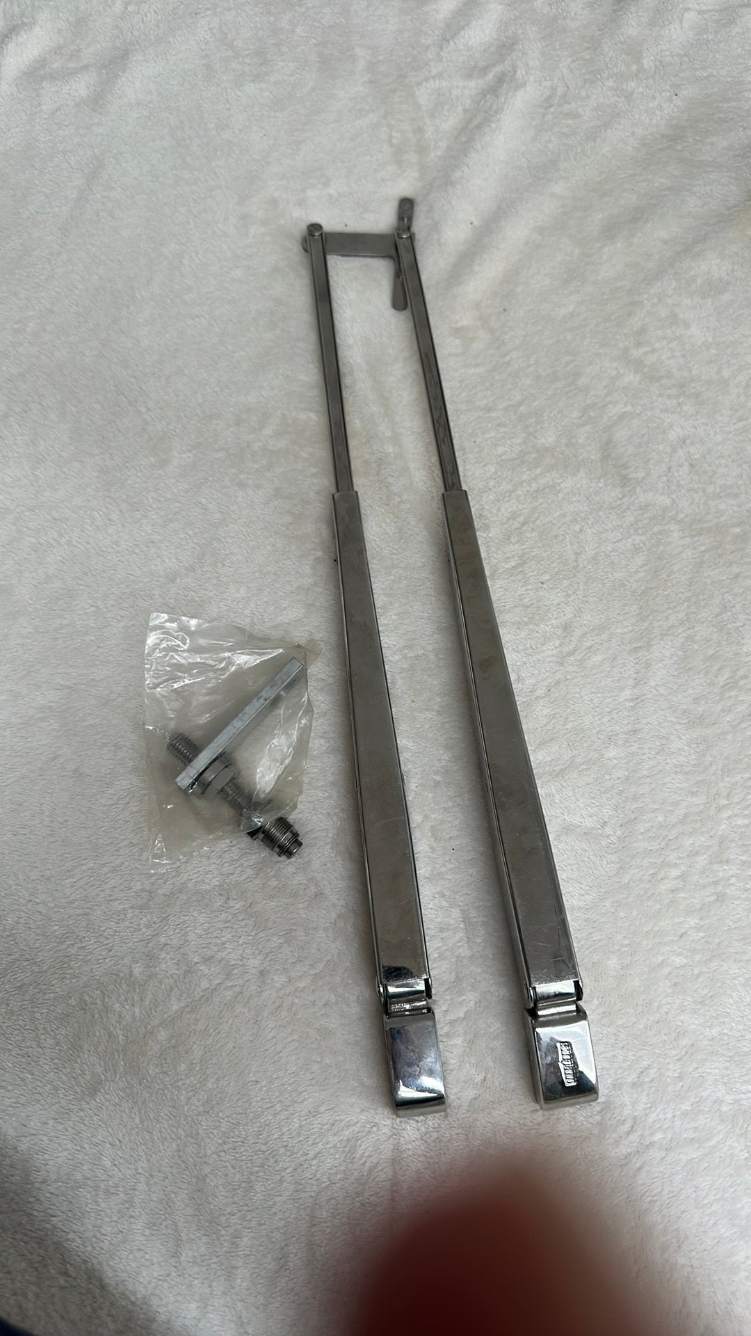 Vetus Ruitenwisserarm SSA RVS Parallel - 308-393 MM, Ophalen of Verzenden, Nieuw, Motor en Techniek