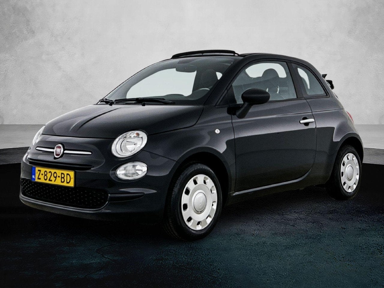 Fiat 500C Urban Hybrid 70pk Fiat 500 Cabrio Urban Hybrid 70p, Cabriolet, 4 stoelen, Bedrijf, Handgeschakeld