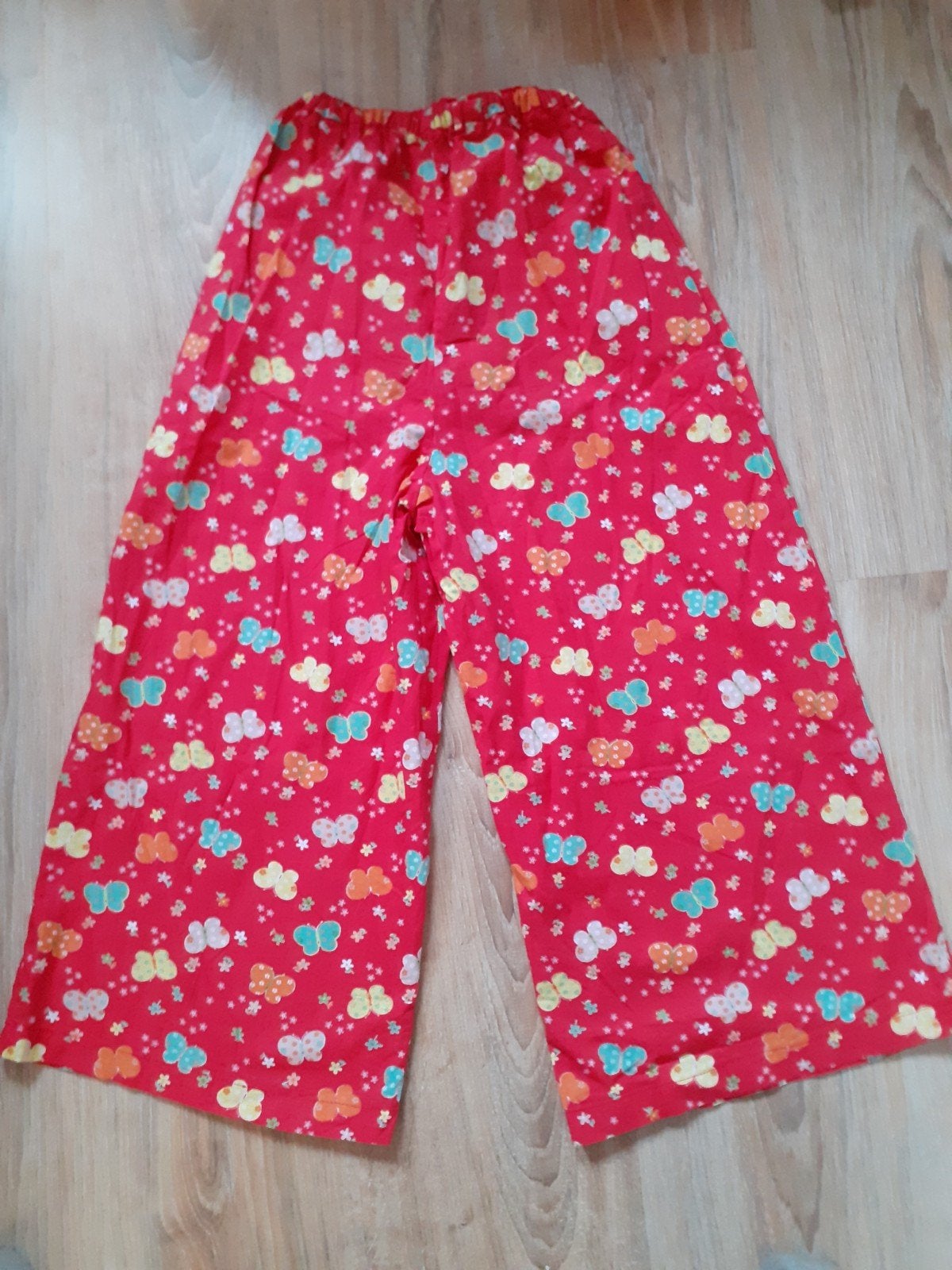 zgan handgemaakte culotte broek maat 122/128, Kinderen en Baby's, Broek, Meisje, Handgemaakt, Ophalen of Verzenden