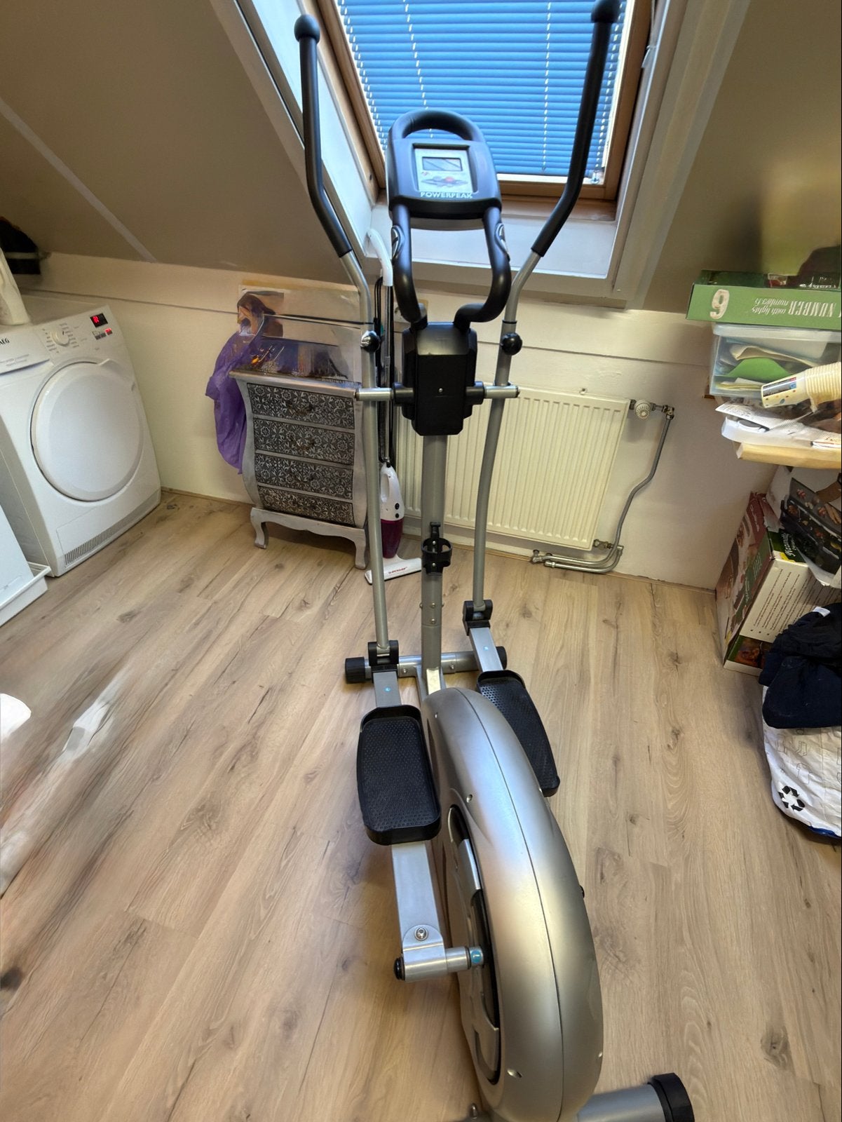 Powerpeak Crosstrainer met 16 programma's - Zonder adapter, Ophalen, Gebruikt, Armen, Crosstrainer
