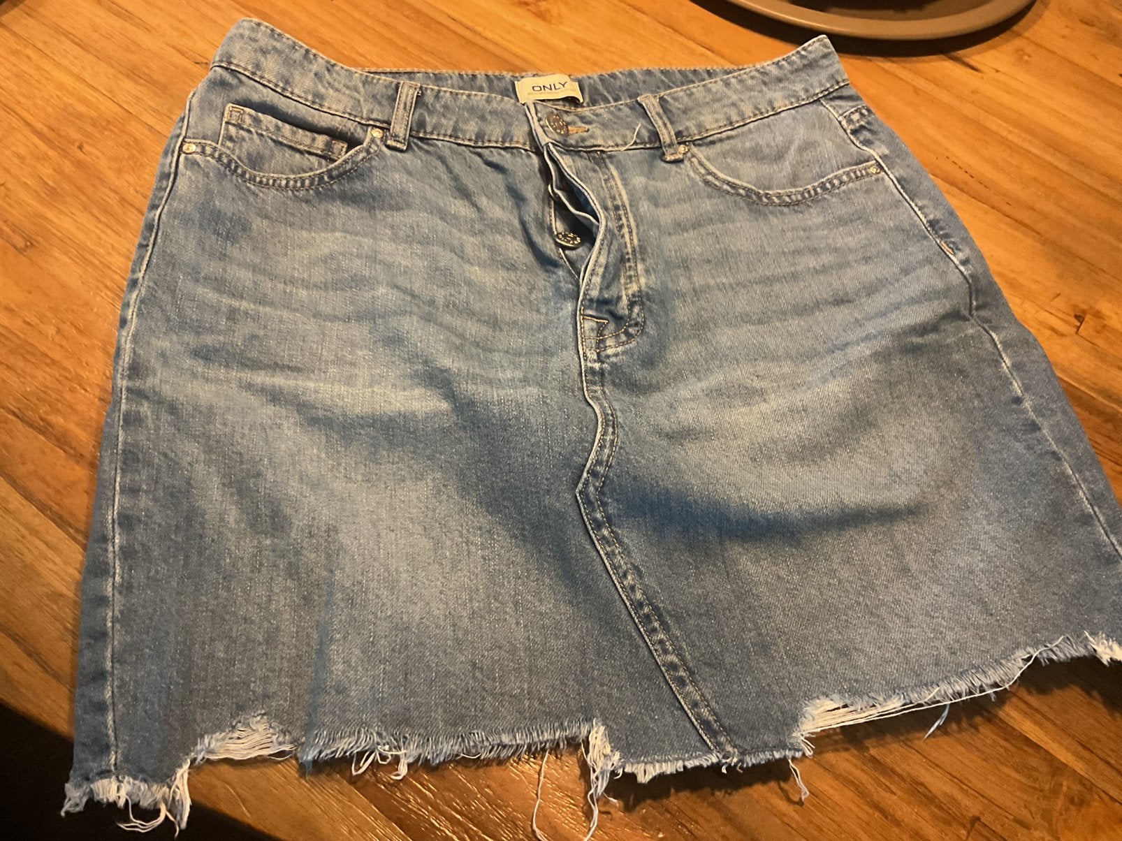 Z.g.a.n. Only jeans rok( Mt 40), Maat 38/40 (M), Blauw, Ophalen of Verzenden, Zo goed als nieuw