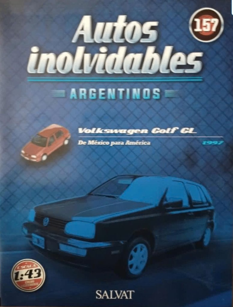 Volkswagen Golf GL 1997 1/43 serie Autos Argentinos # 157, Hobby en Vrije tijd, Modelauto's | 1:43, Verzenden, Nieuw, Auto, Overige merken