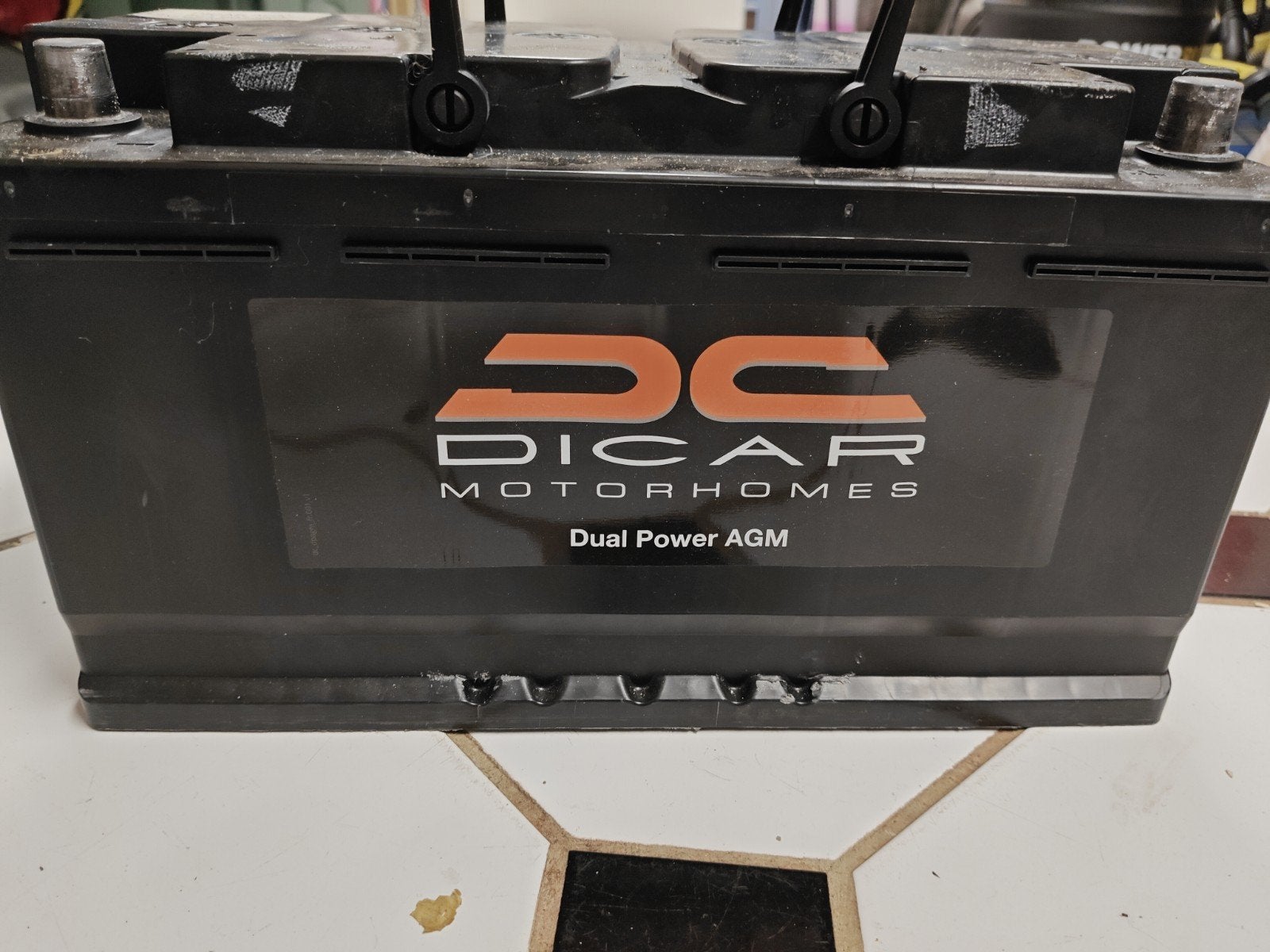 Dicar AGM 12V 95Ah 850A(EN) Camper Accu, Ophalen