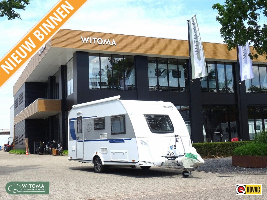 Knaus Sport Silver Selection 420 QD super uitvoering!, Caravans en Kamperen, Caravans, Bedrijf, Treinzit, Schokbreker, 4 tot 5 meter