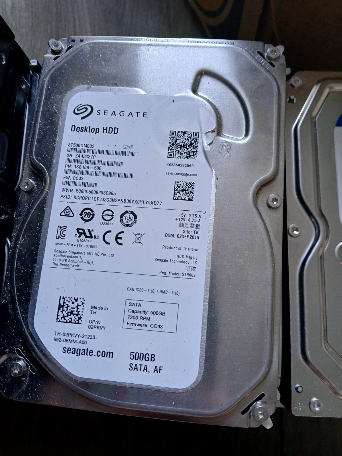 15x Hardeschijven (HDD) - Diverse Merken en Groottes, Computers en Software, Harde schijven, Ophalen, Intern, Gebruikt, 320GB, 500GB