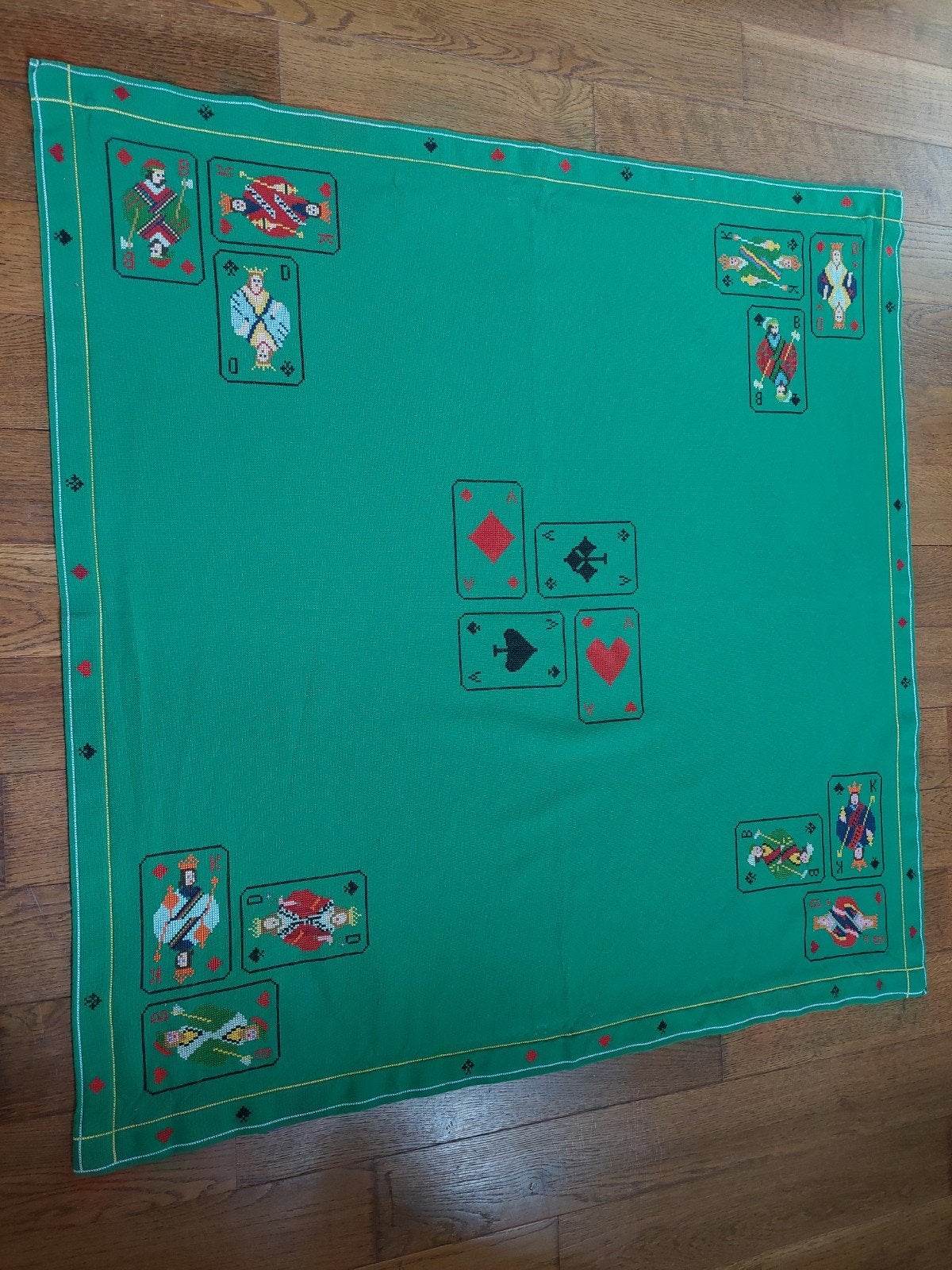 Bridge/kaart speelkleed 1.20 x 1.20 m - Zo goed als nieuw, Ophalen of Verzenden, Zo goed als nieuw
