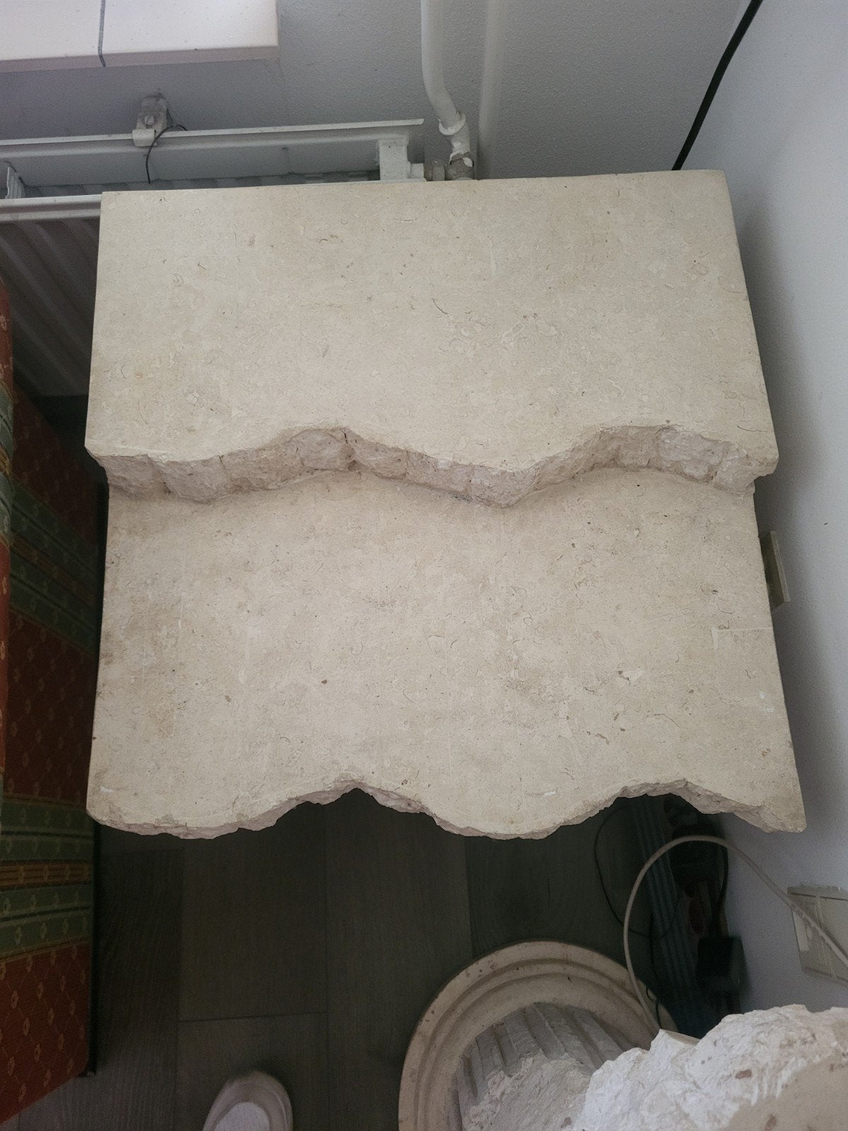 Salontafel en bijzettafel van natuursteen, Ophalen of Verzenden