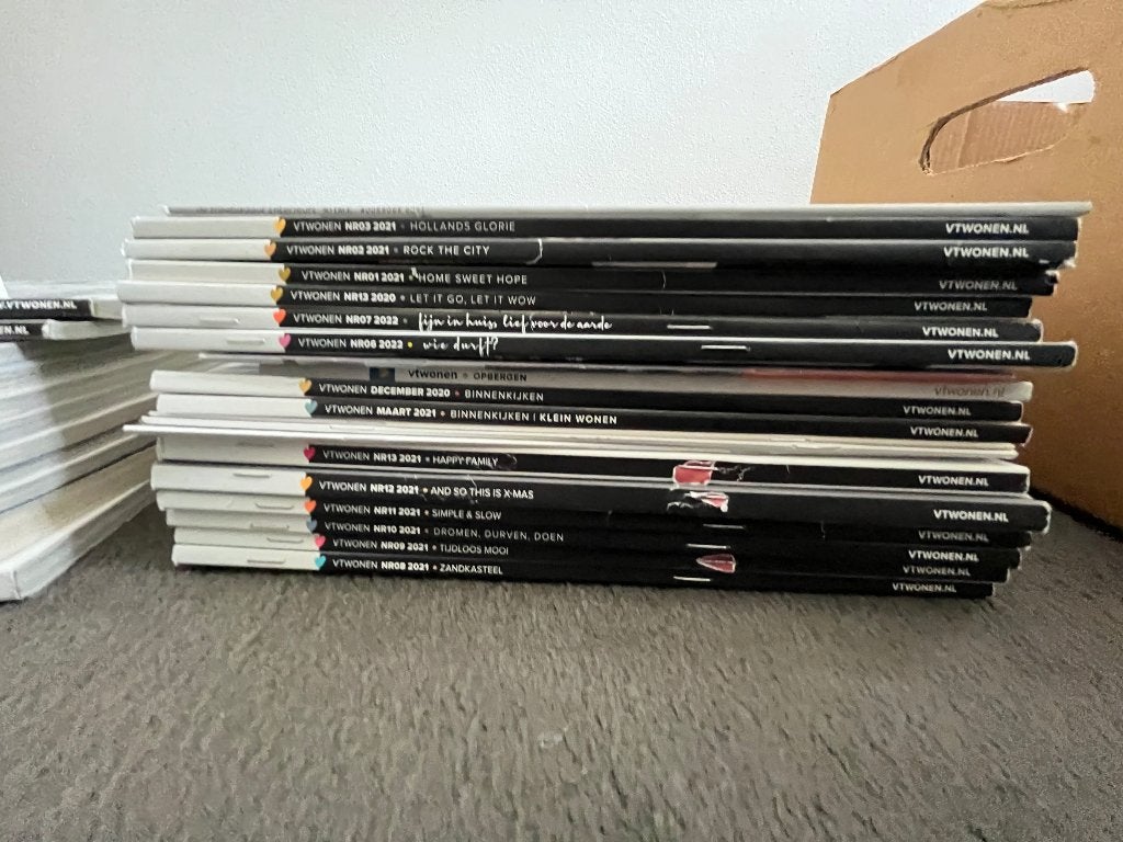Tijdschriften VT Wonen, Boeken, Ophalen, Zo goed als nieuw, Overige typen