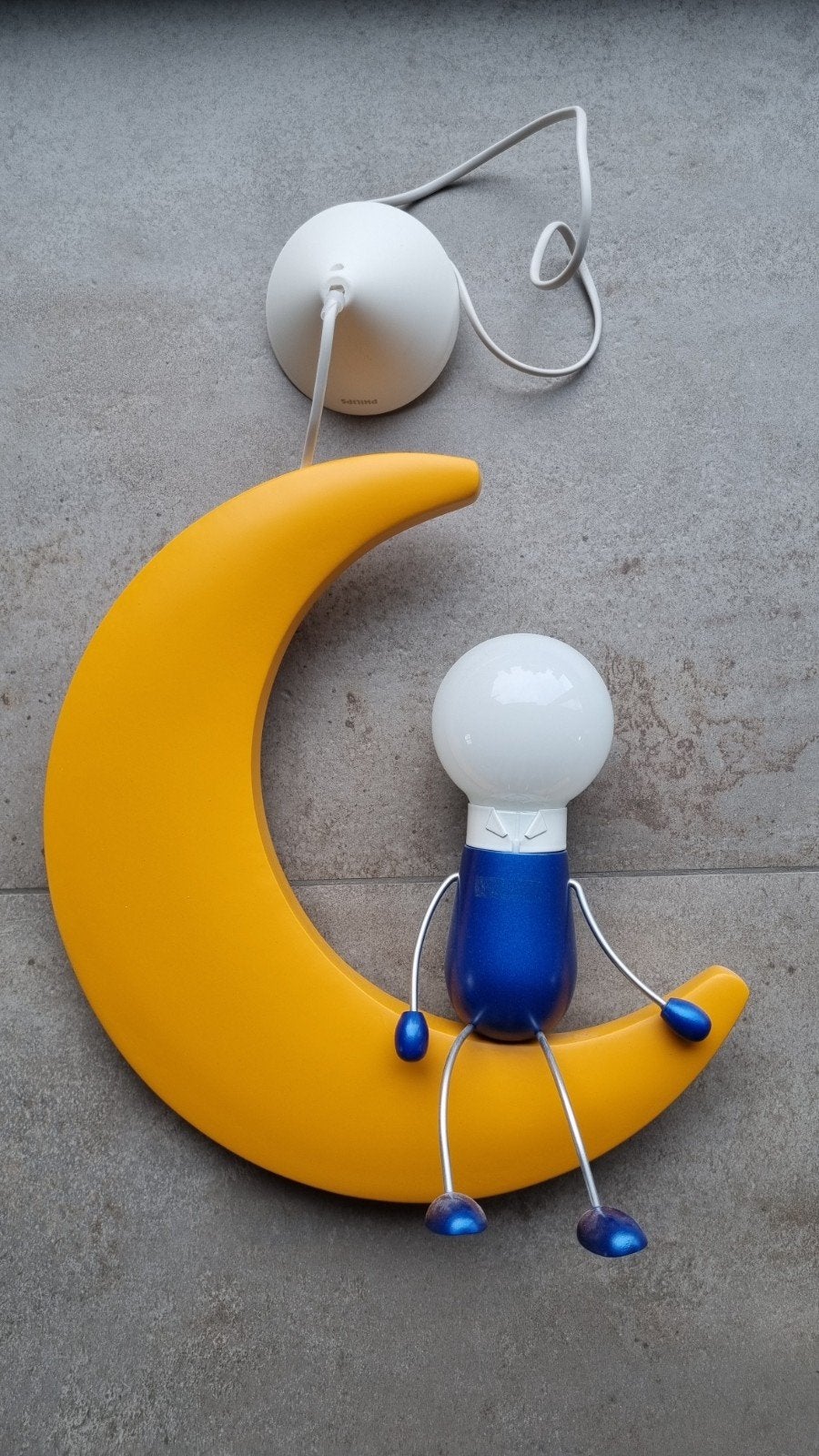 Philips kinderlamp 'Pop, man op de maan' - Stevig, hout, 40x, Ophalen of Verzenden, Zo goed als nieuw, Overige typen