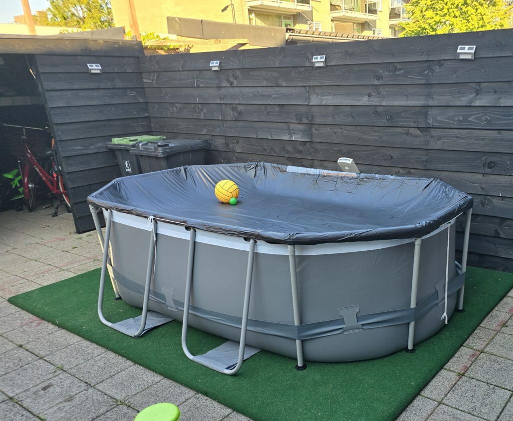 Zwembad, Tuin en Terras, Zwembaden, 120 cm of meer, 200 tot 300 cm, Ophalen of Verzenden, Zo goed als nieuw