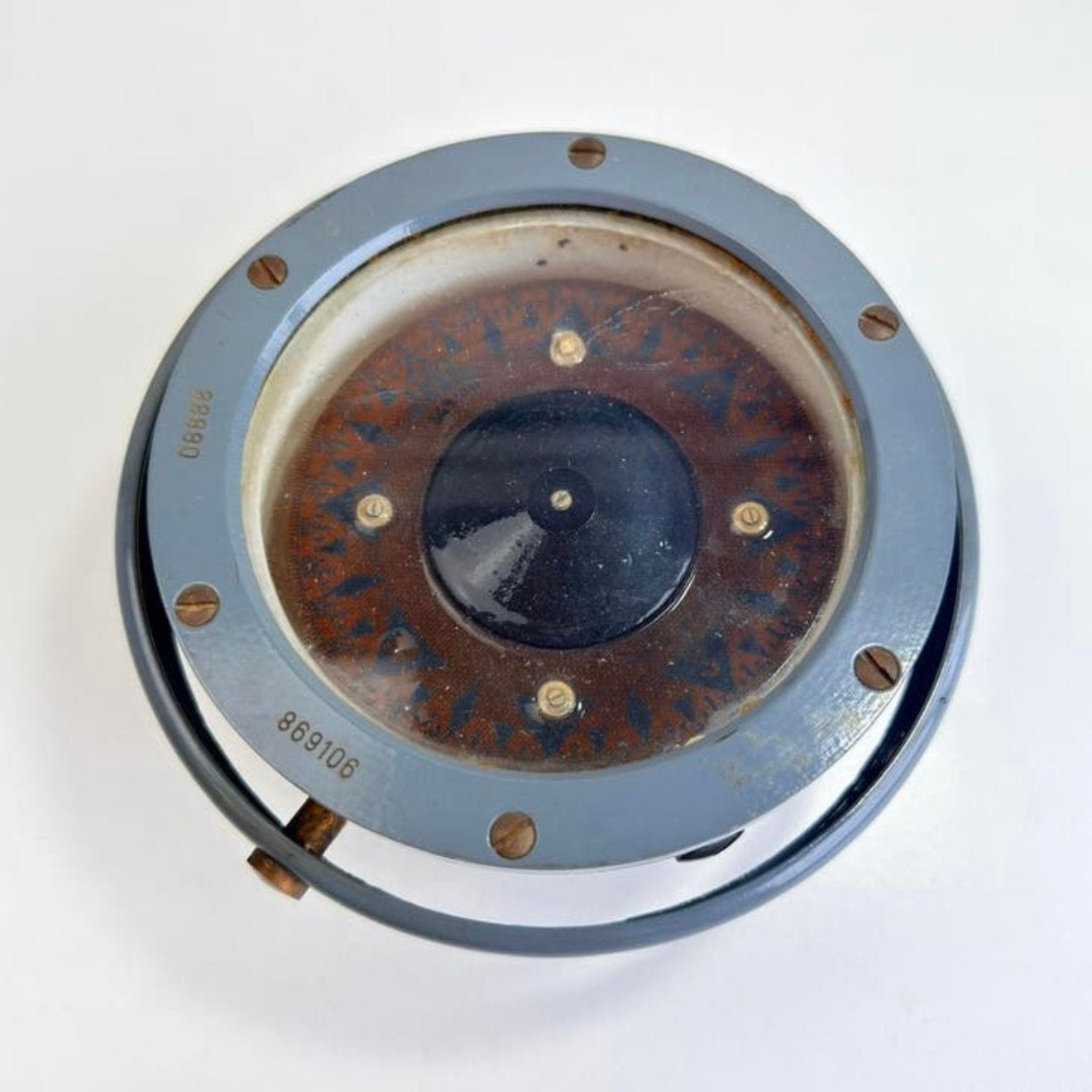 Vintage nautisch maritiem kompas – Scheepsinstrument, Gebruikt, Gebruiksvoorwerp, Motorboot of Zeilboot, Ophalen of Verzenden