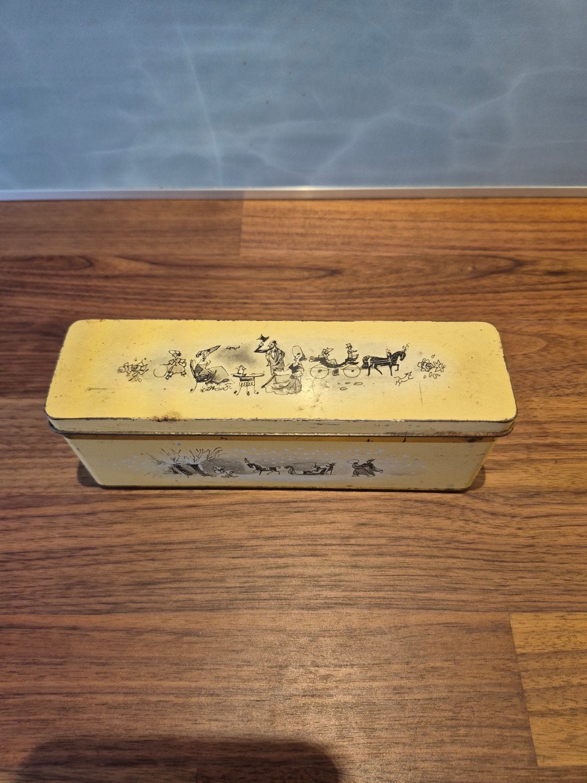 Vintage Theezakjes blik Kanis & Gunnik, Antiek en Kunst, Ophalen of Verzenden