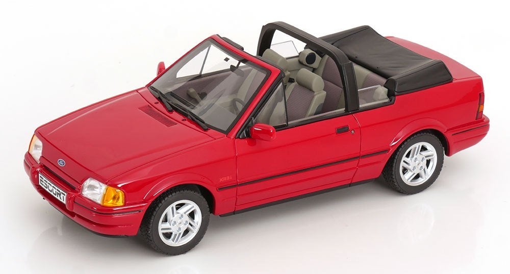 Ford Escort XR3i Cabriolet 1986 Rood 1-18 Ottomobile Limited, Tschuiten@hotmail.com, OttOMobile, Auto, Frankrijk
