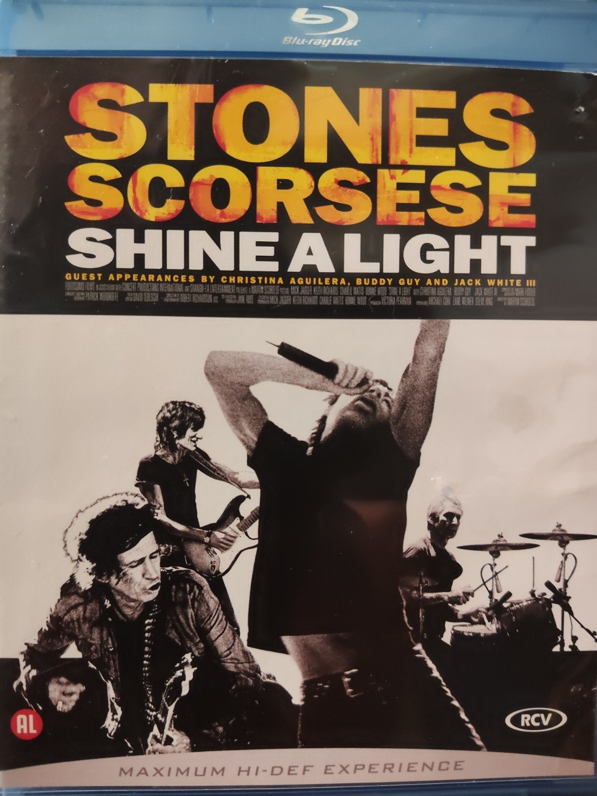 Stones Scorsese Shine a Light Bluray NL The Rolling Stones, Muziek en Concerten, Engels, Alle leeftijden, Nederlands