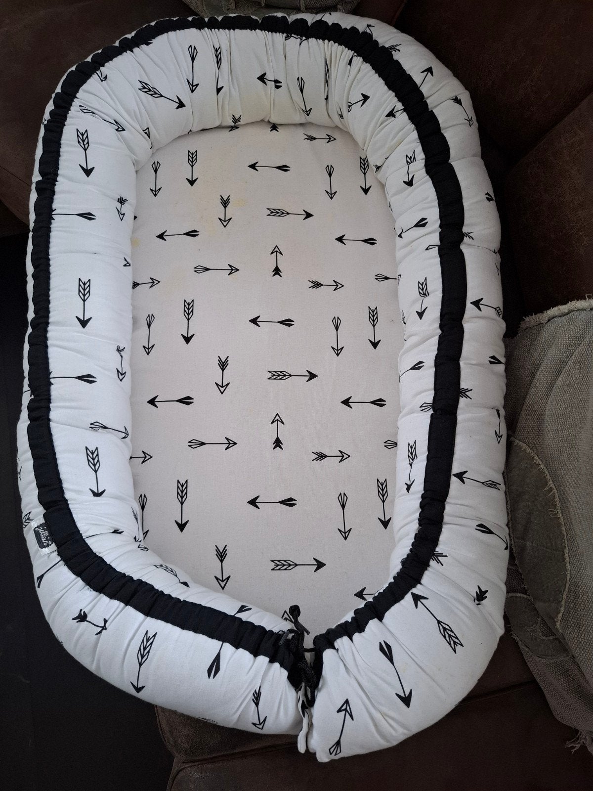 Jollein babynestje met pijlenprint, Ophalen, Zo goed als nieuw, Overige typen