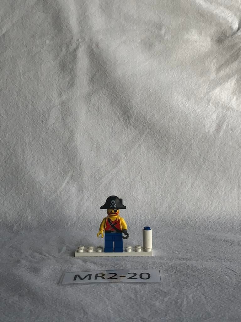 Lego Pirates Minifiguur pi075 - Piraat / kapitein - MR2-20, Lego, Lego, Lego, Ophalen of Verzenden