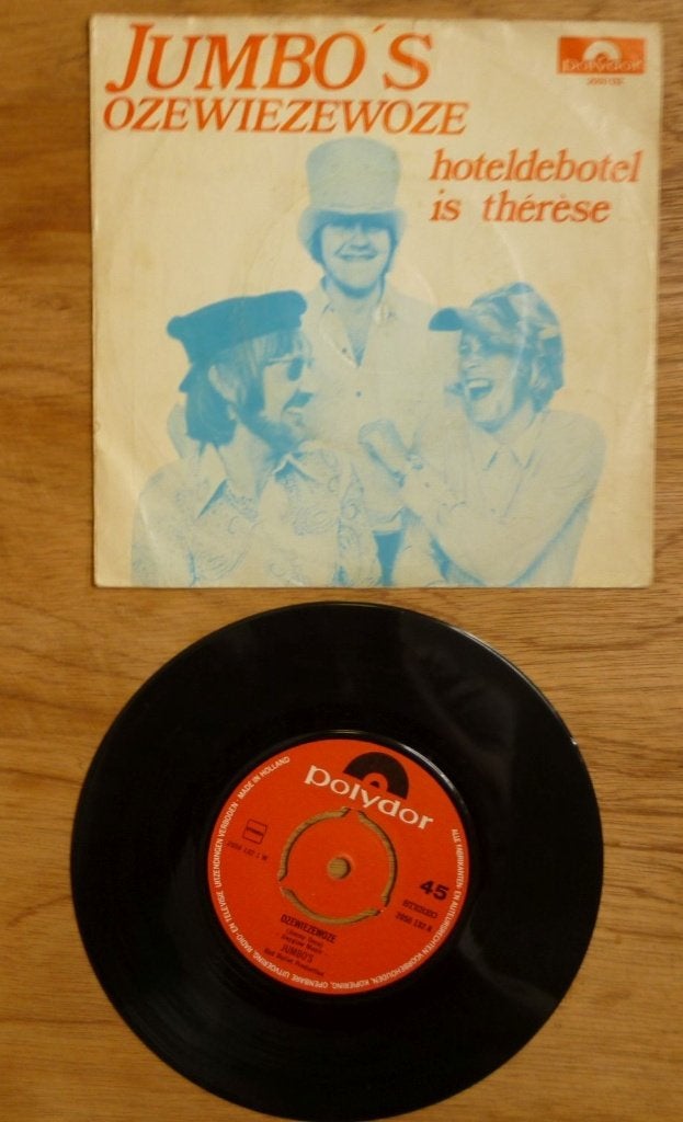 Nederlandstalige Piraten Single JUMBO'S ozewiezewoze, 7 inch, Ophalen of Verzenden, Zo goed als nieuw, Overige typen