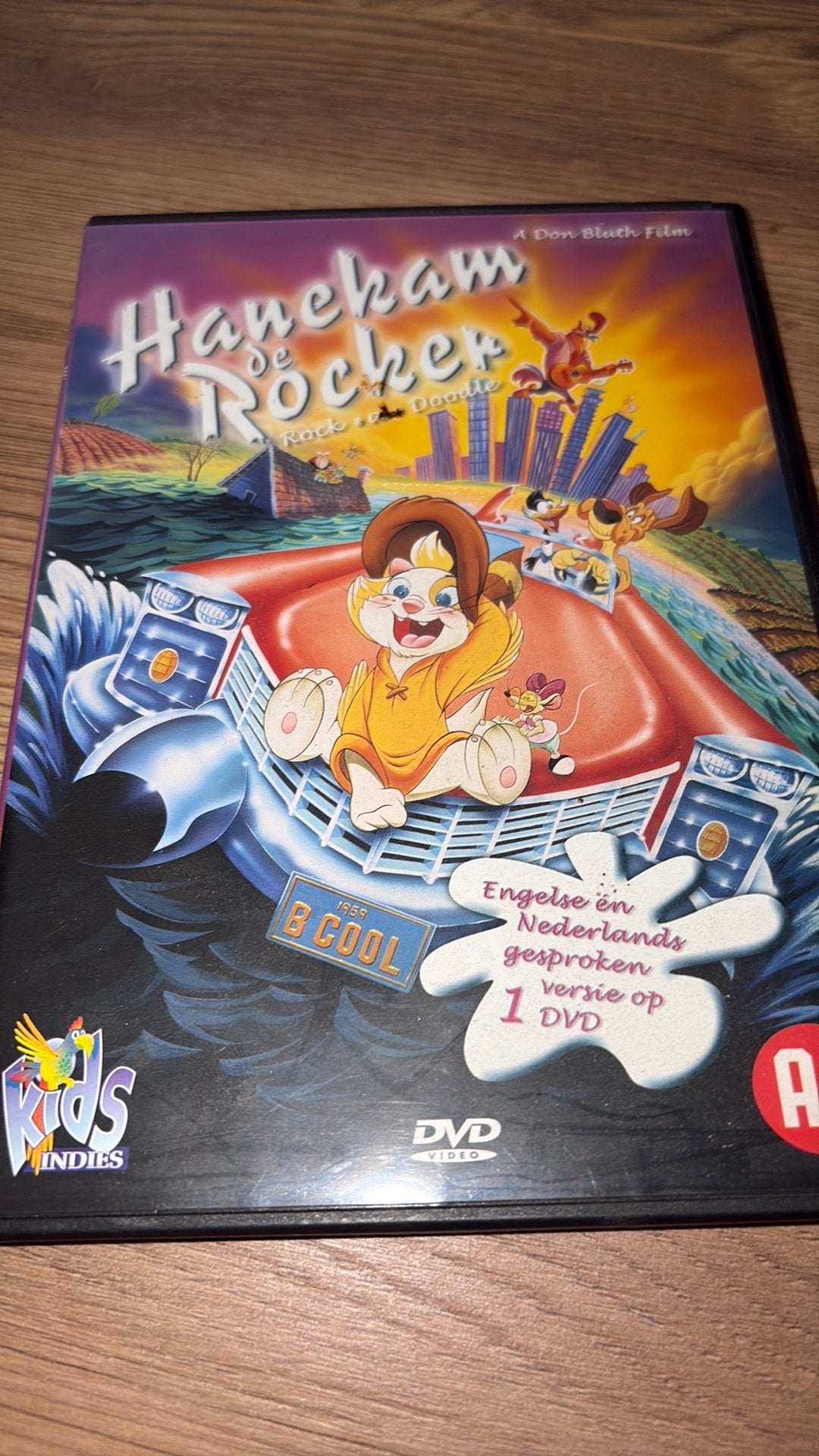 Hanekam de Rocker / Rock a Doodle van Don Bluth., Vanaf 16 jaar, Ophalen of Verzenden, Zo goed als nieuw, Amerikaans