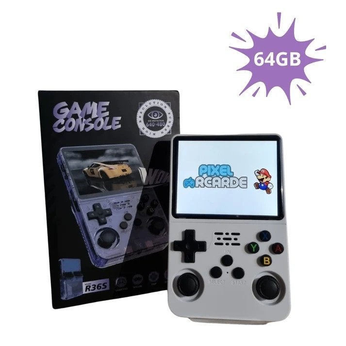 R36S 64GB Opslag | Retro Handheld | WIFI | Linux Systeem, Overige merken, Retro-gameworld.nl, Nieuw, Ophalen of Verzenden